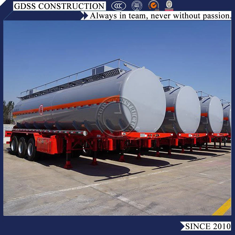 Transport Water Farm Use Three Axles Flotation Tyres Tanker Semi Truck Trailer