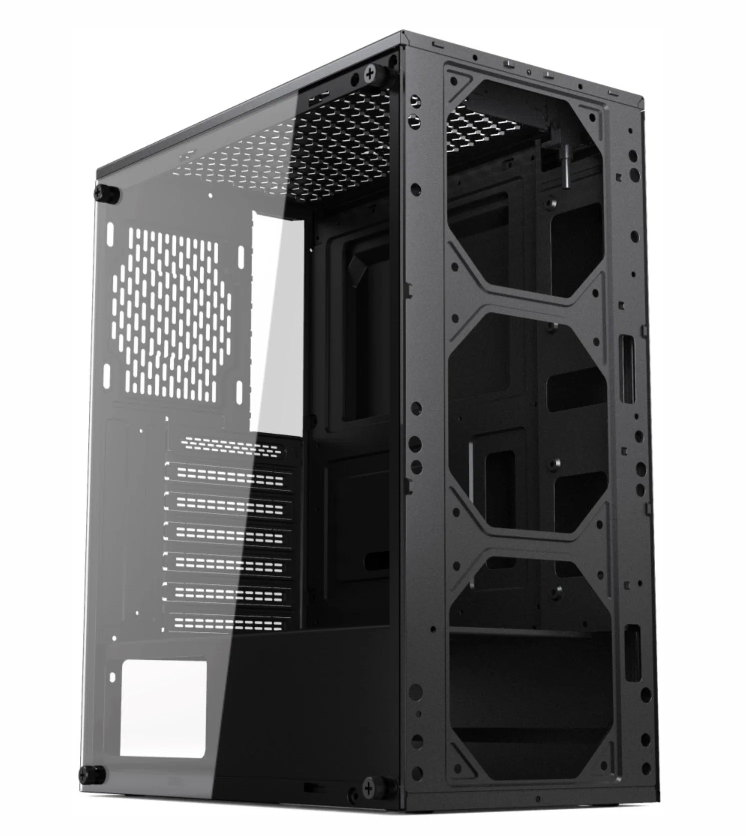 Оптовый PC case Компьютерные запчасти игровой PC computer case с. Металлическая сетка