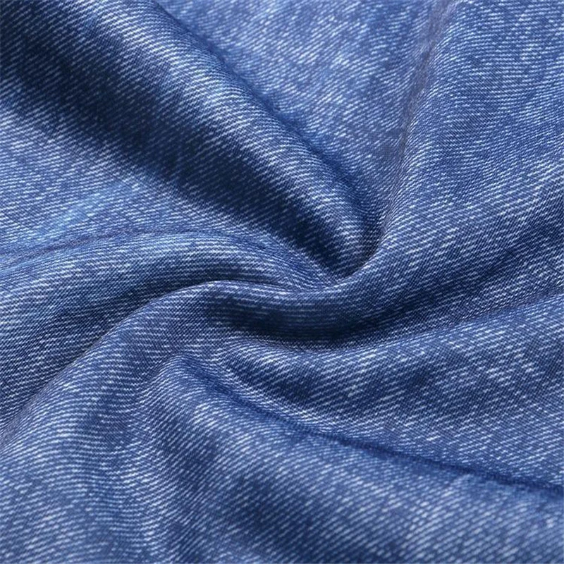 Hochwertige Blended Chambray Leinen Baumwolle für Jeans