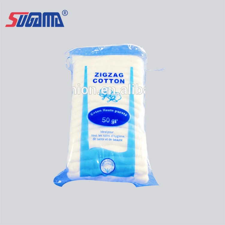 50g Zigzag Cotton Pad with High Quality CE FDA ISO Approved