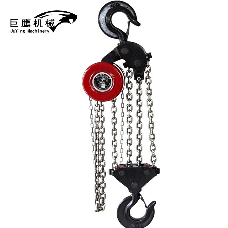 Building Construction Lift Hoist Hand Operated Chain Block