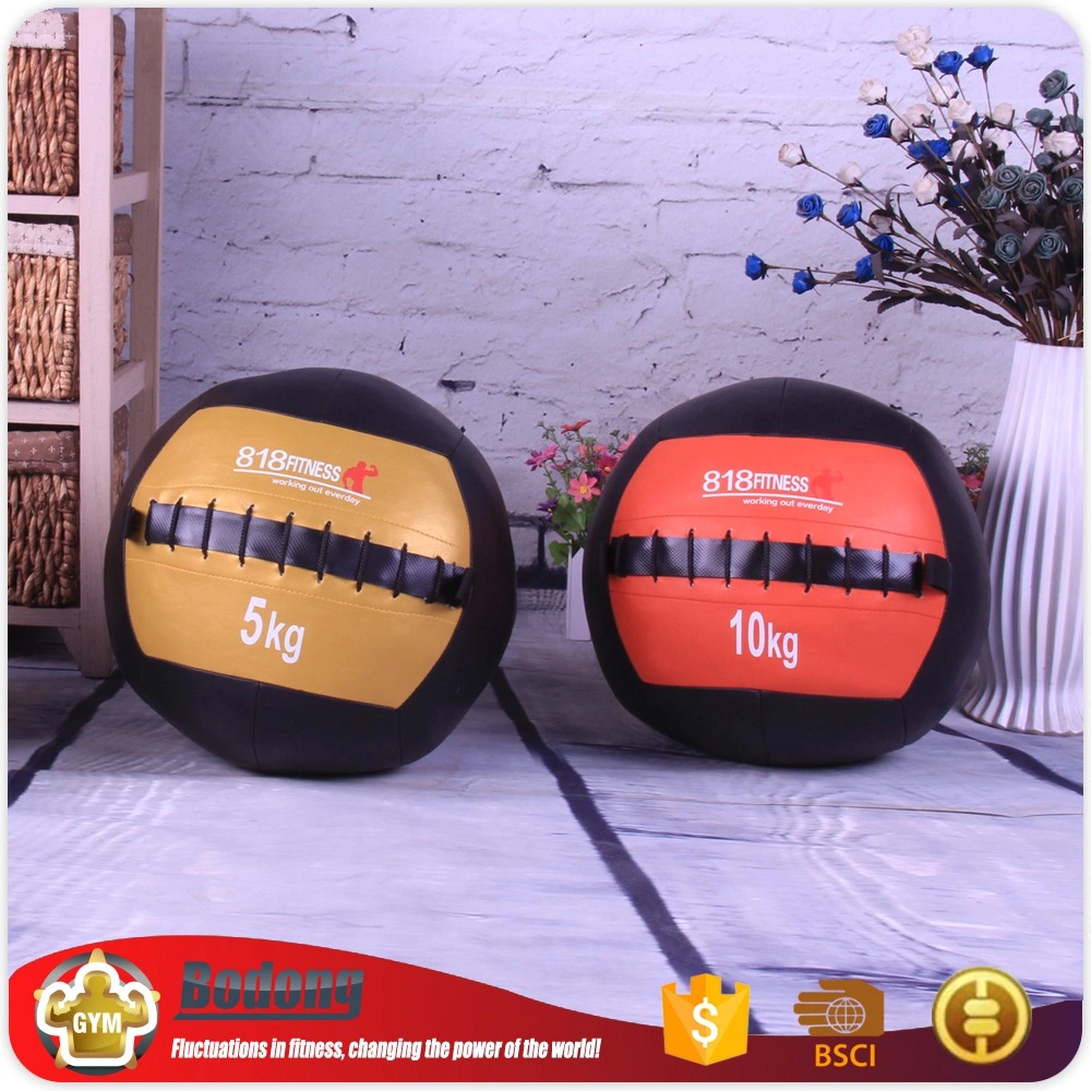 New Product Fitness Equipment Multi-Colored PU Leather Slam Medicine Ball