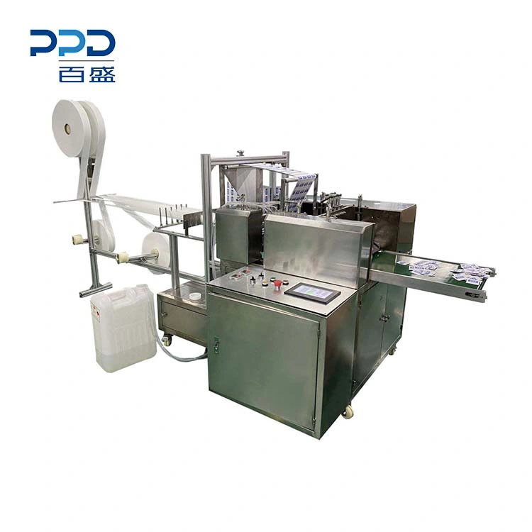 Hot Sales 6 Lanes 4 Ply Alcohol Swab Packing Machine