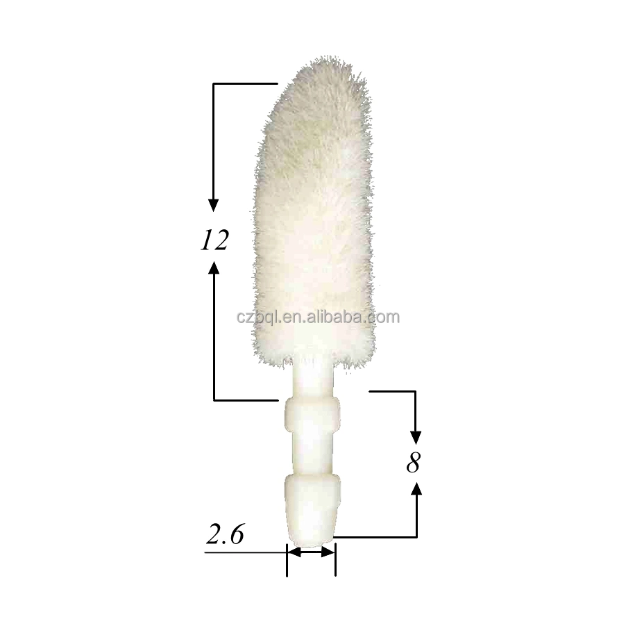 Beiqili 030# Tpee Flocked Lip Gloss Brush Head, Brush Tips Supplier