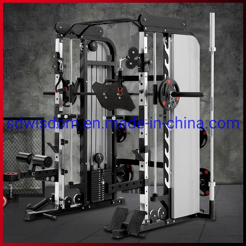 F9008 Equipamento de Ginásio Comercial de Fitness Profissional Power Rack Multifuncional para Musculação com Máquina Smith.