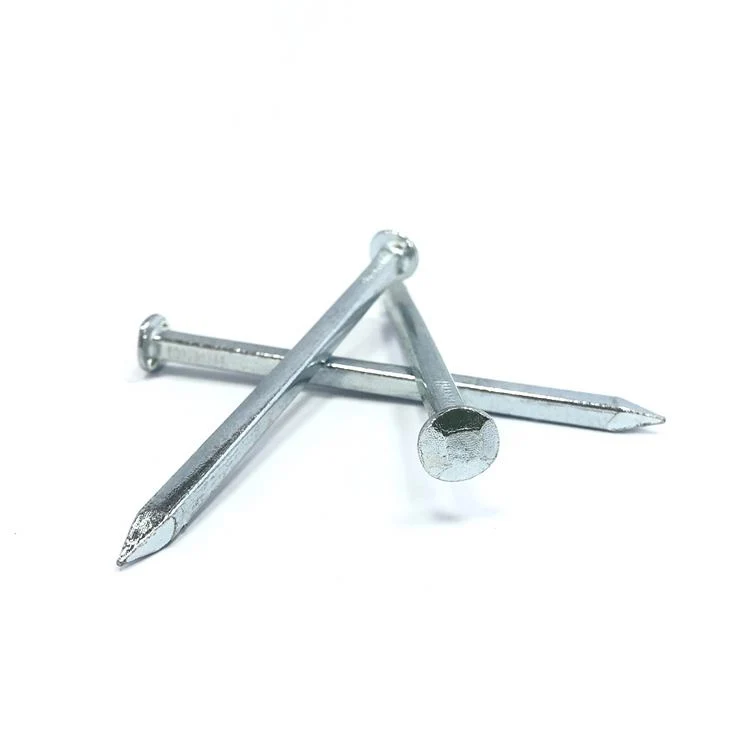 Hot Sale Polished Bright White Sliver Iron Raised Head Square Boat Nail