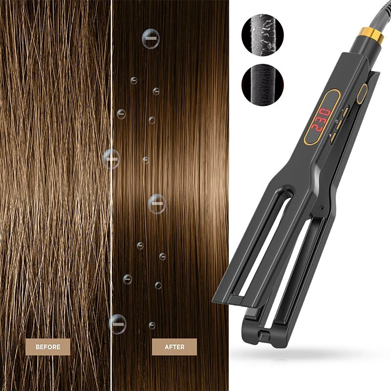 Koofex Planchas De Cabello professional LCD Ceramic Four Boards 450f Hair Straightener