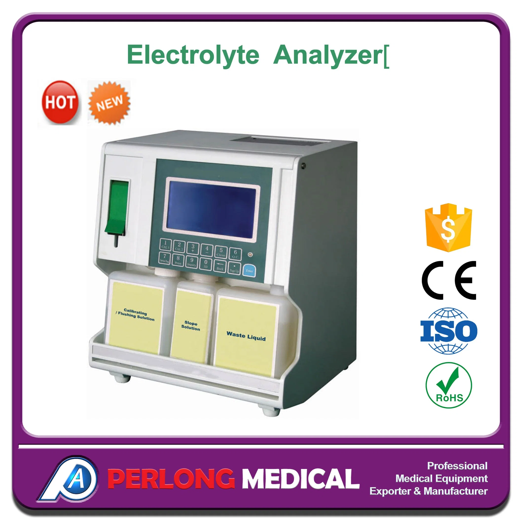 Analyseur d'électrolyte EA-1000b pour équipement médical EA-1000b pour laboratoire et hôpital