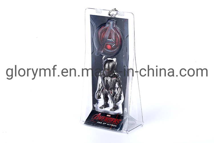 4cm Ultron Captain America PVC Action Figure with Key Chain