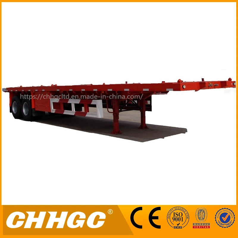 3axle 40FT White Platform Trailer