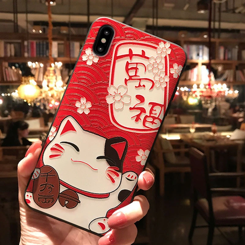 2019 Neue Mode chinesischen Stil Telefon-Hüllen mit verschiedenen Design