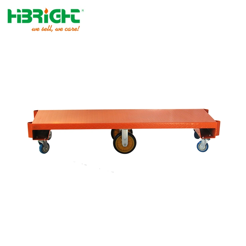 Collapsible Heavy-Duty Transportation Multipurpose Metallic Warehouse Trolley with Shelves