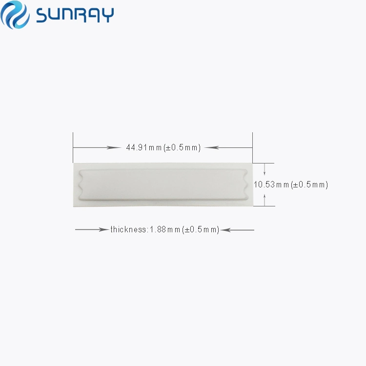 Retail Security Anti-Theft 58kHz EAS Soft Tag Strips Aufkleber am Dr-Etikett