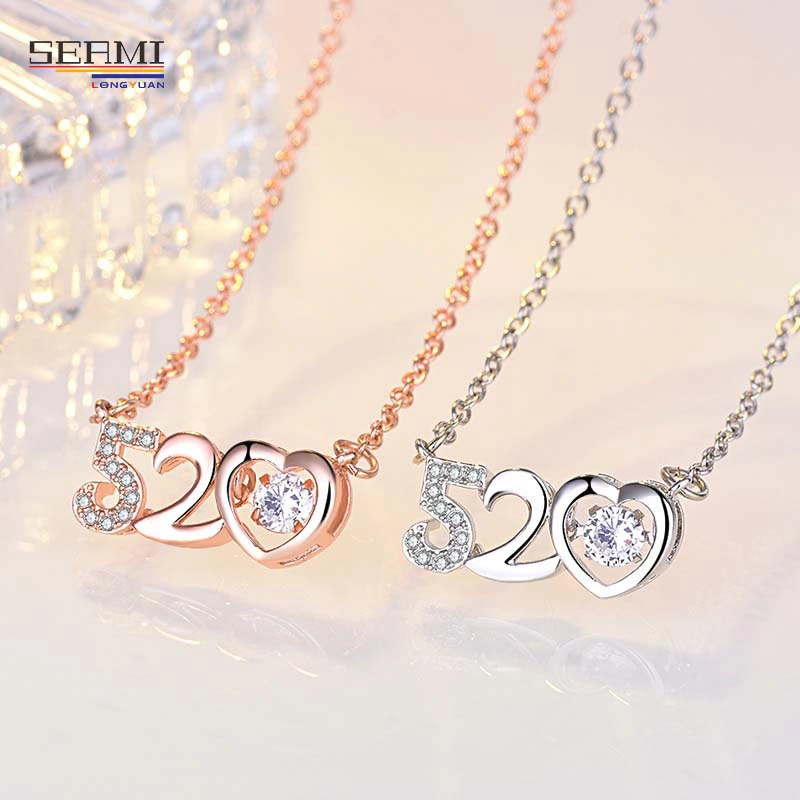 Romance 520 Beating Heart Clavicle Chain Valentine's Day Accessories