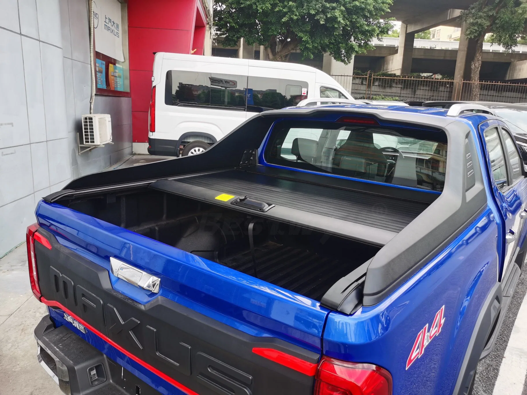 BESTWYLL Accessories Ute Truck Bed Retractable Tray Lid Roller Back Rear Hand Manual Pick up Tonneau Cover for Ldv Maxus T90 F94