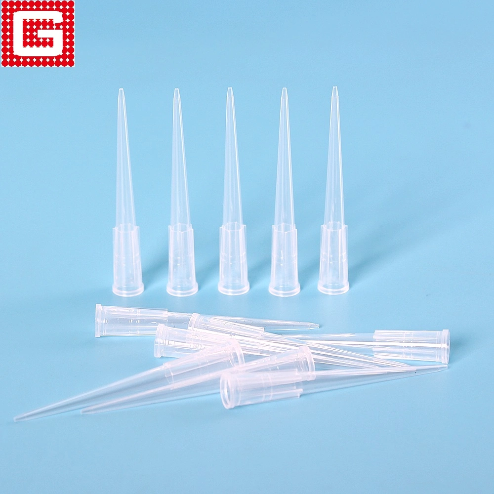 Medical Disposable Micro Plastic 200UL Pipette Tips Rnase/Dnase Free