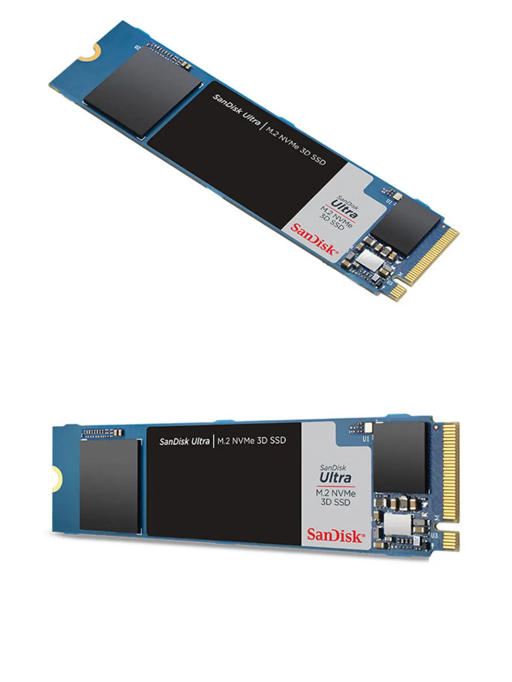 100% Original de SSD de Sandisk M2 3D Nvme 250GB GB SSD de 500m2 de 1TB de SSD Pcie Nvme 2280 M. 2 discos duros Disco duro interno de escritorio para portátiles.