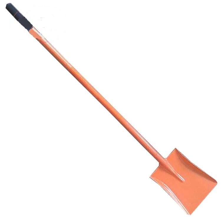 Agricultural Welding Integrated Straight Handle Square Spade Steel Shovel