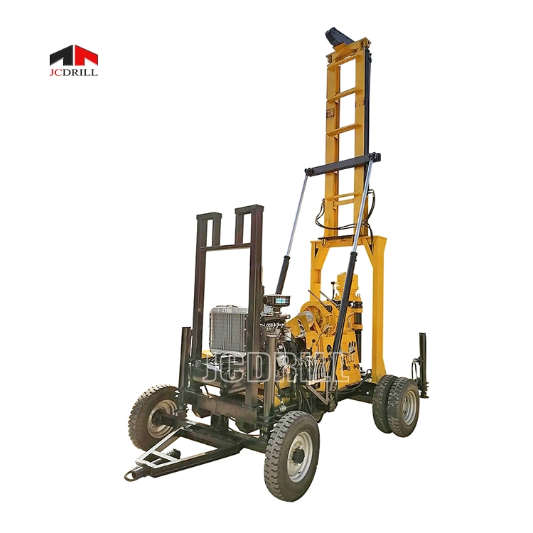 600m Deep Water Well Drilling Equipment Working with Mud Pump