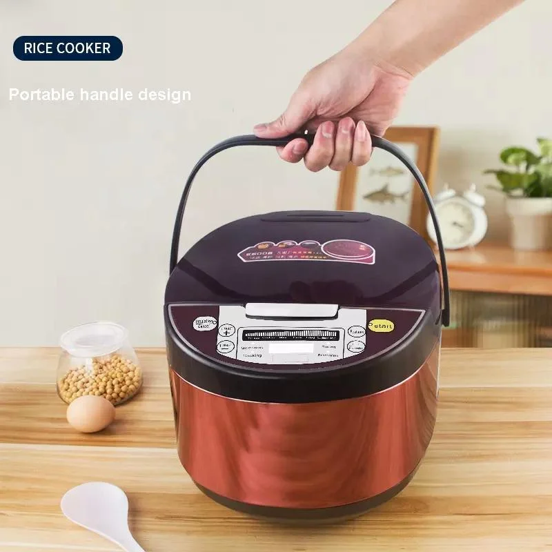 يمكن أن تكون شاشة Digital Cooker للأواني الذكية سعة 2.2 لتر مزدوجة محمولة جهاز طهو مضاد للسخونة من Muti-pose