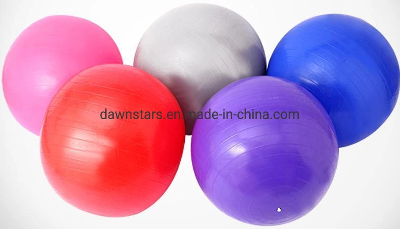 OEM Customized Popular Rubber PVC Yoga Ball Gym Ballf Pilates Ball