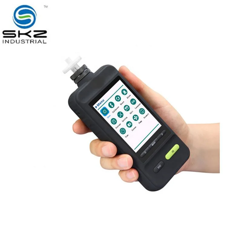 Skz1050e-O2 Farbbildschirm mit Download-Funktion Sauerstoff O2 Gasmessung Instrument Gas Tester Tragbares Sauerstoffmessgerät Digitales O2 Gasmessgerät