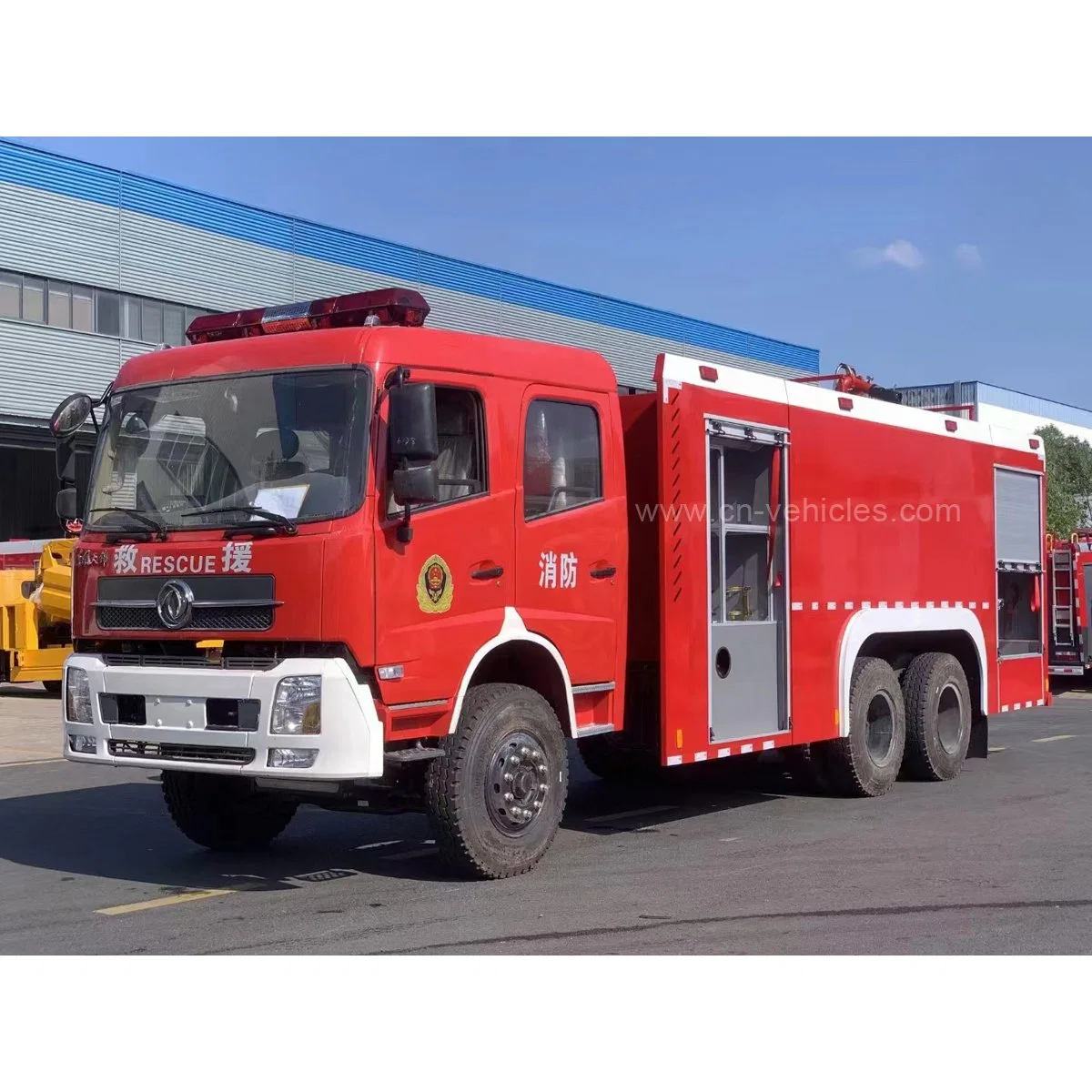 Dongfeng 12cbm emergencia vehículos de motor eléctrico camión de lucha contra incendios camión Bombero