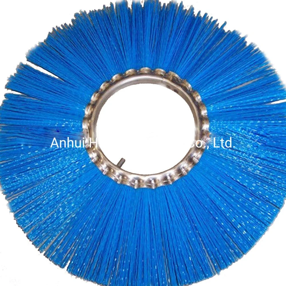 7&quot; 24&quot; Poly and Wire Flat Ring Wafer Brush