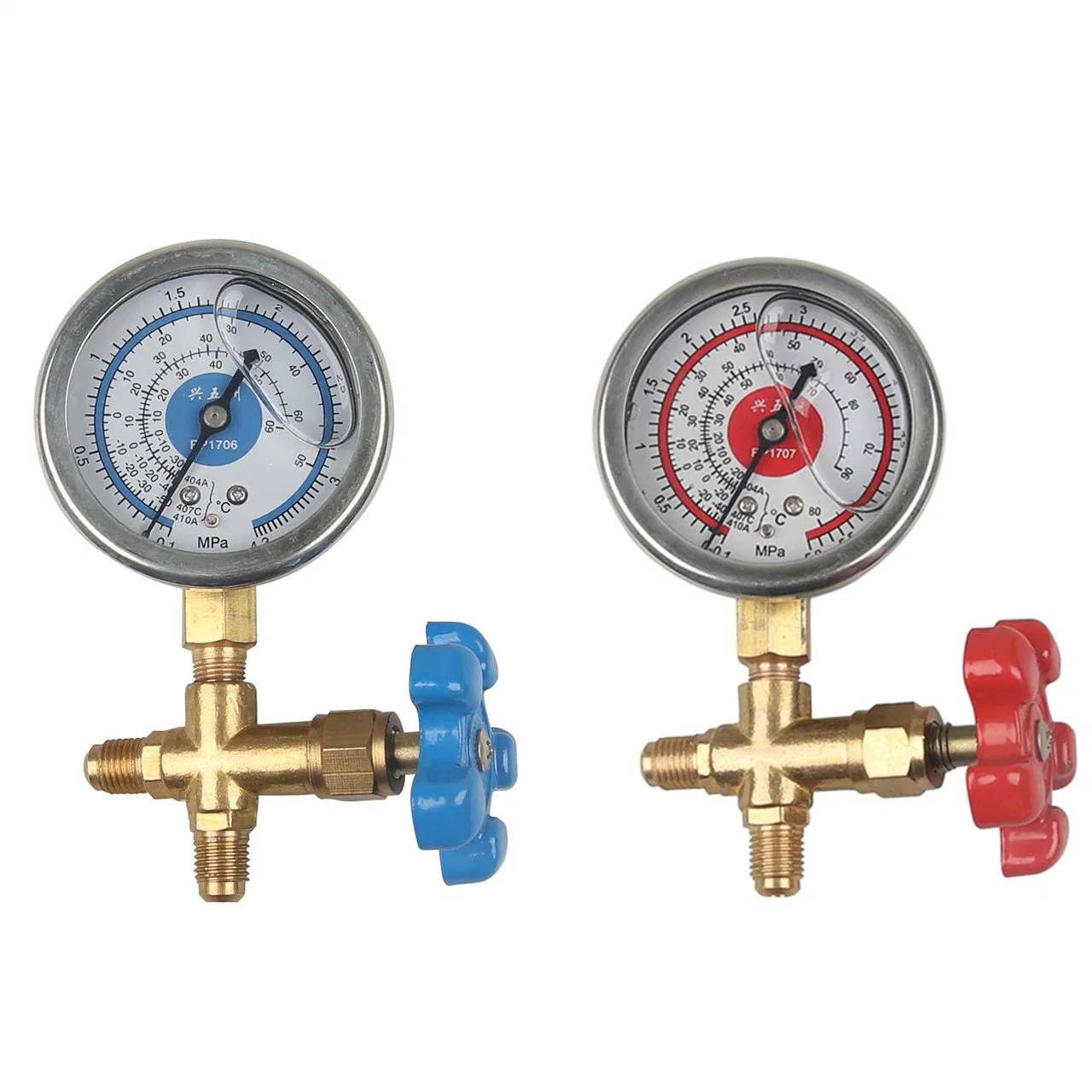 Cooling System Refrigeration Air Condtioner Gas Charging Hose Tool Digital Manifold Gauge