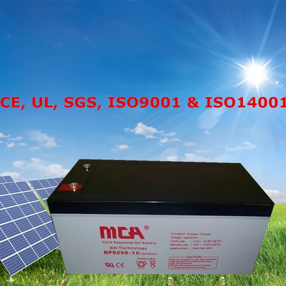 Las células solares del silicio Las células fotovoltaicas 12V batería solar