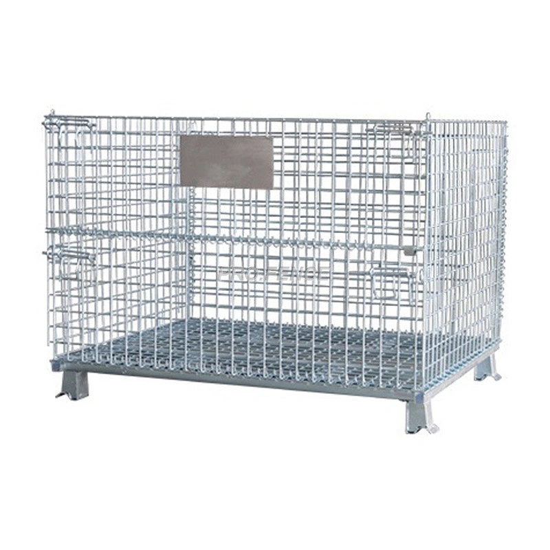 Käfig Trolley Stahl Container Versand Container Lagerung Rack Drahtgitter Käfig