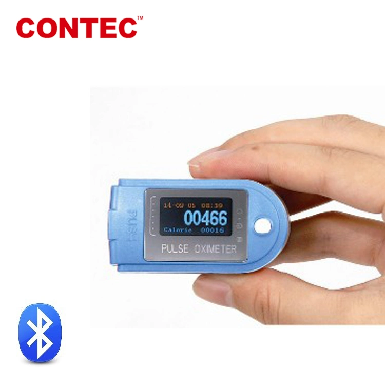 Contec Cms50d-Bt FDA Approved Telemedicine System Finger Pulse Oximeter