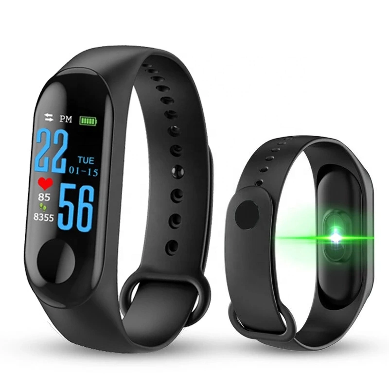 M3 Fitness Smart Bracelet IP67 Waterproof Heart Rate Monitor Sleep Monitoring Smartwatch Pk Mi Band Wristbands Detachable Smart Wristband