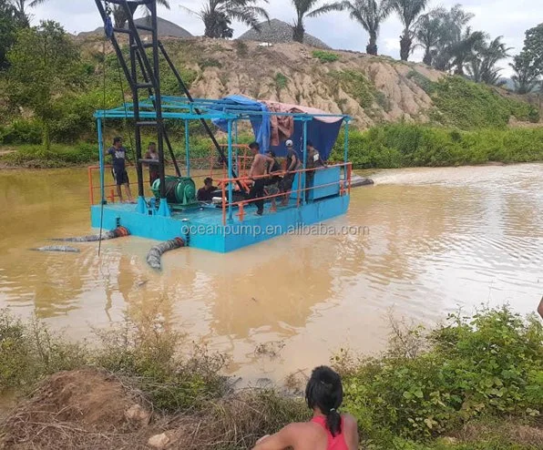 HOP descarga de lamas de grande fluxo bomba de esgotos centrífuga submersível Industrial Bomba de água para Venda em Filipinas / Maldivas / Indonésia / África