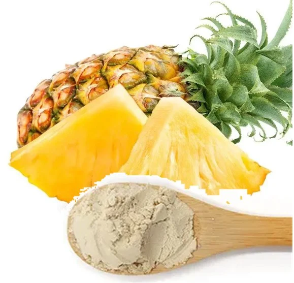 1200gdu Food Grade Natural Additives Bromelain Powder Pineapple Extract CAS: 9001-00-7