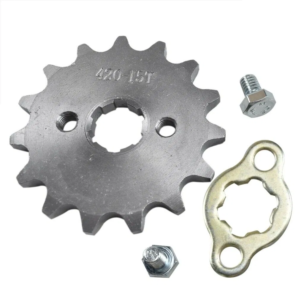 420 428 Chain 14-17t Front Sprocket 17mm for 50 70 90 110 125 140cc Dirt Bike