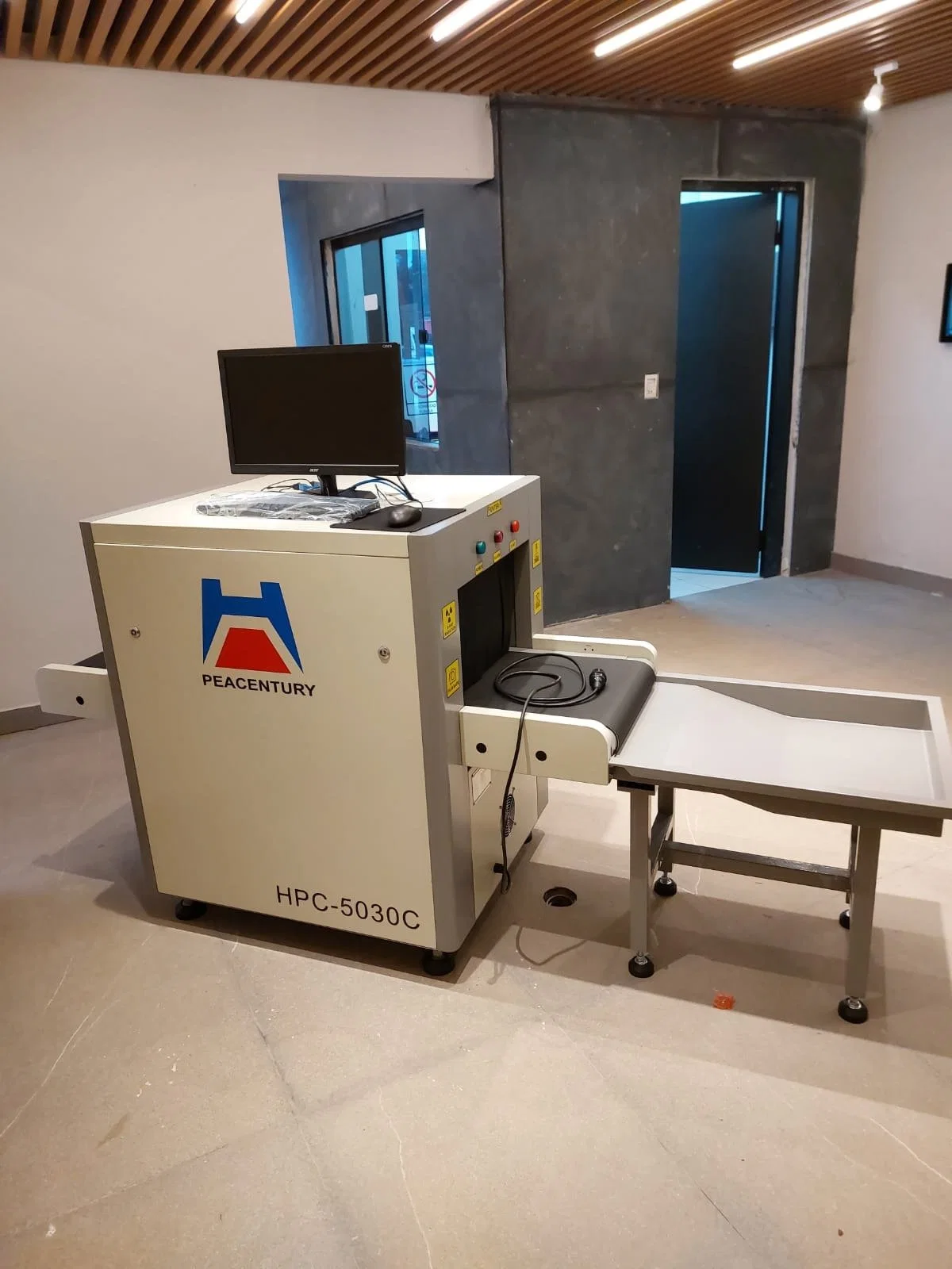 A segurança da carga de raios X Sala Scanner Máquina para segurança de Logística Sala de raios X Sistemas de Segurança do scanner