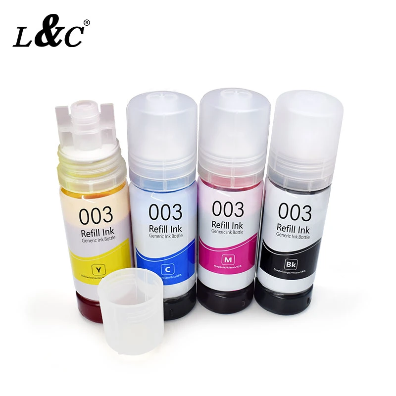 Ep003 001 002 003 004 Refill Ink Compatible for Epson Printer L3118 L3119 L3158 L3108 L3110/L3150/L3101/L3100