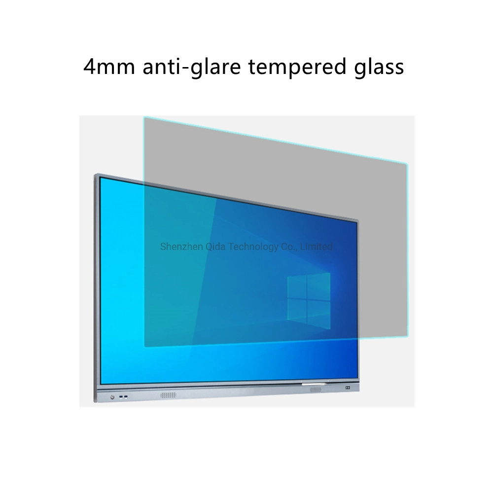 Système Windows Android 55" 65"75" 86" 98"4K 60Hz en usine Tableau blanc interactif panneau TV écran tactile infrarouge carte intelligente pour Conférence en classe