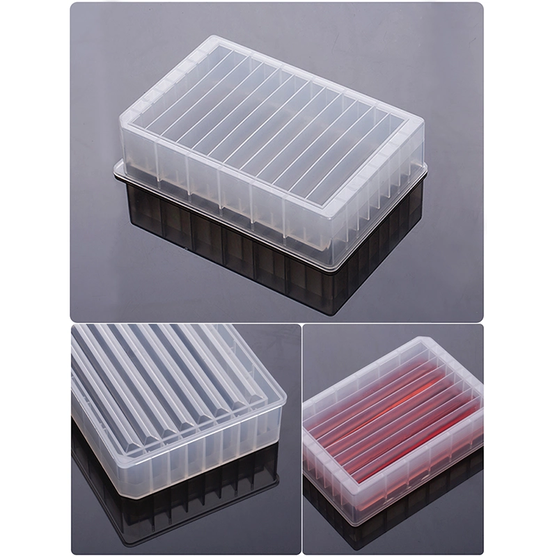 180ml 8 Channel Troughs Reagent Reservoir - Sbs Standard PP Material