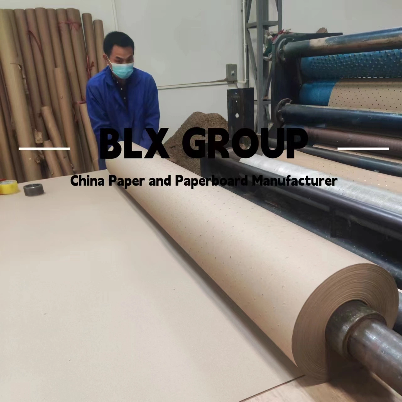 72" Width Perforated Kraft Paper Roll for Fabric Underlayer