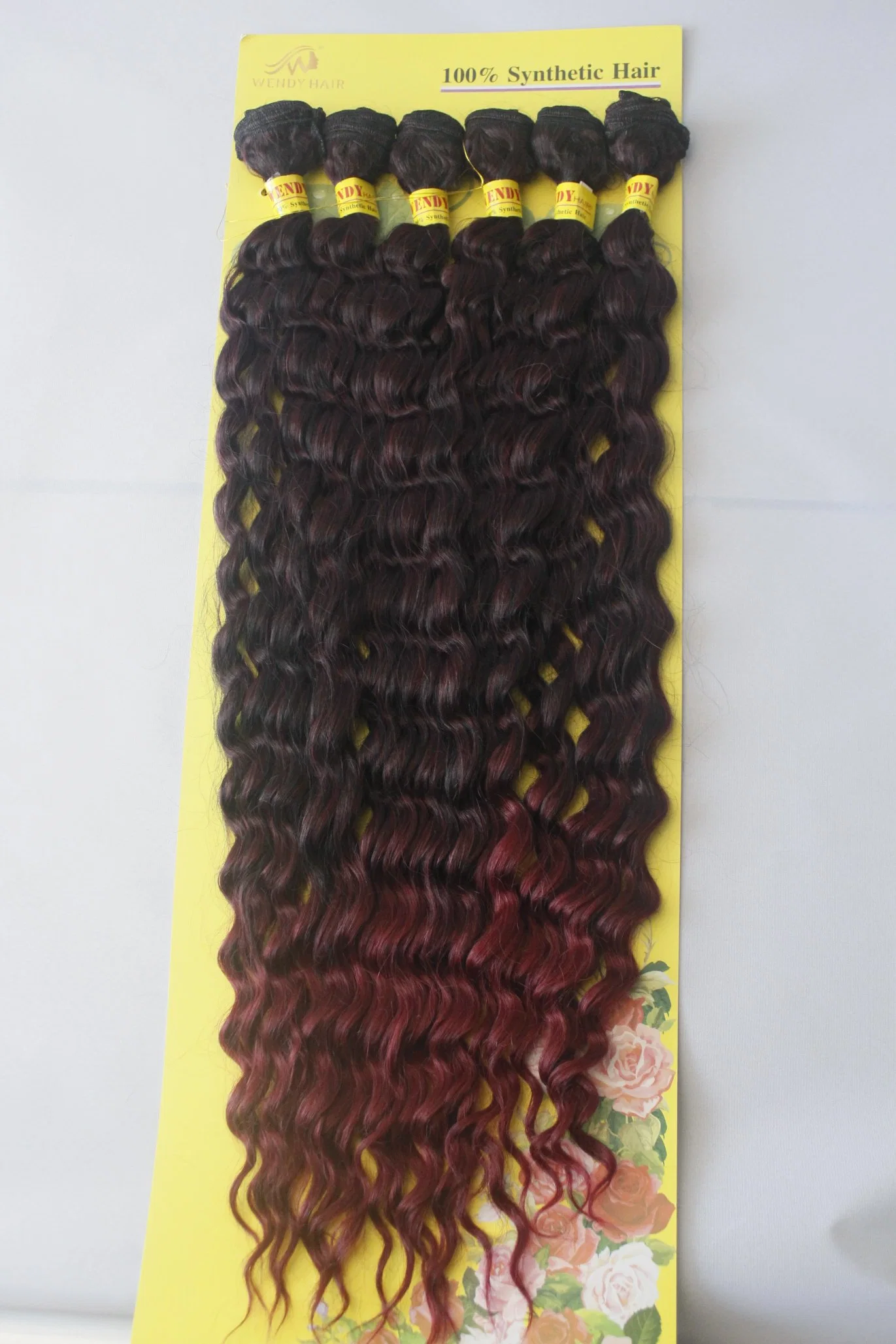 Factory Packing Synthetic Hair Blend Bundles Cheap Synthetic Hair