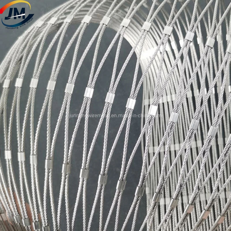 Anti Corrosion 7X7 7X19 Flexible Stainless Steel Suspension Bridge Railing Wire Rope Netting