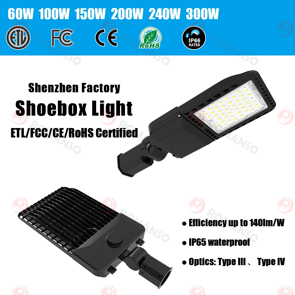 150W 200W IP66 módulo de sensor fotocelda LED Street Lighting