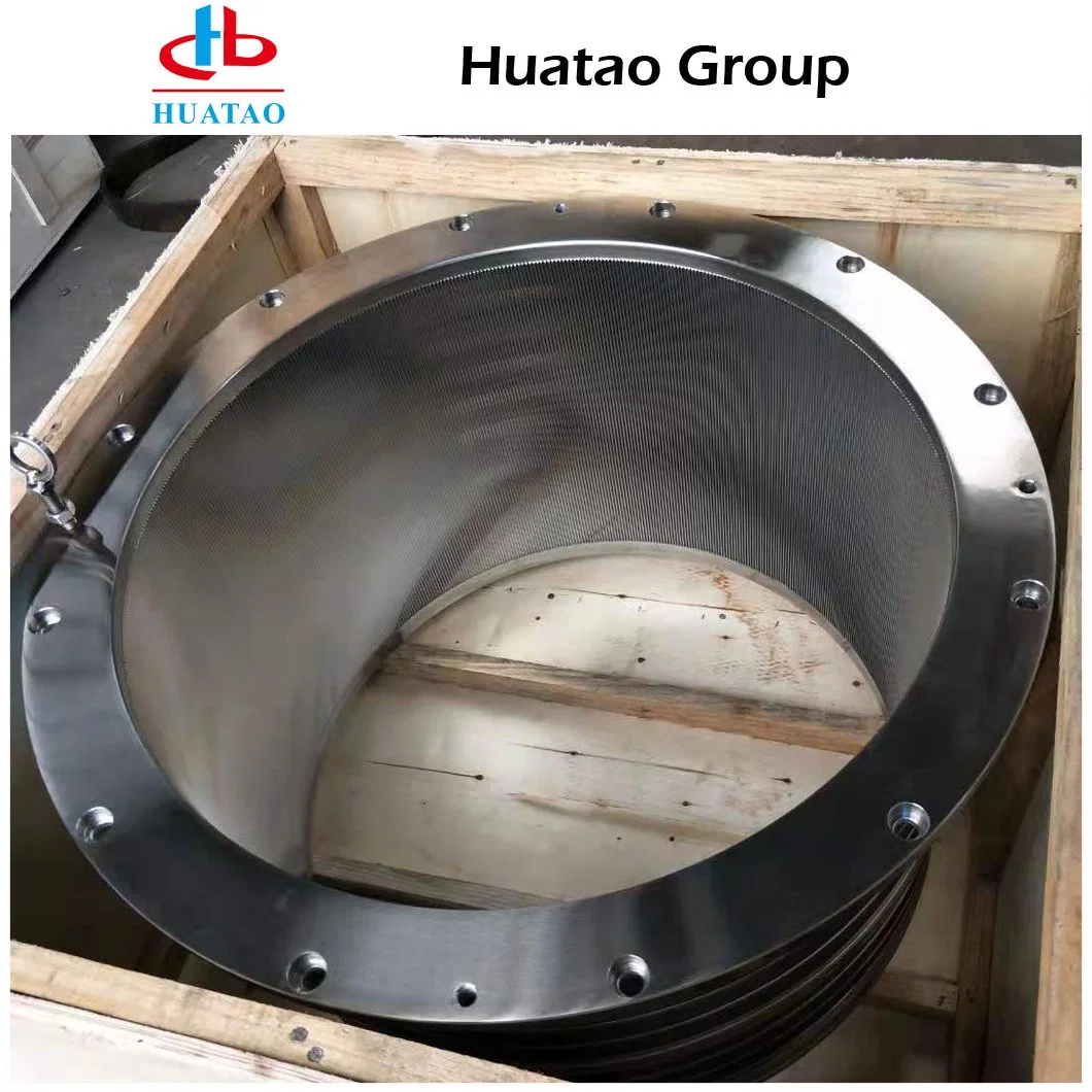 Huatao Waste Paper Pulp Ss 304 316 High Pressure Screen Basket