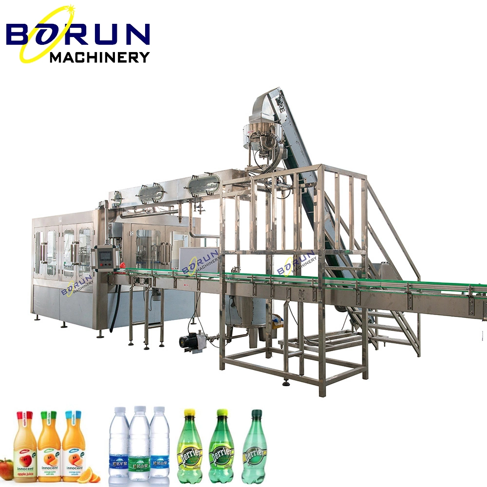 Full Automatic Plastic Pet Bottle Beverage Liquid Drinking Mineral Pure Water Washing Filling Bottling Packing Machine