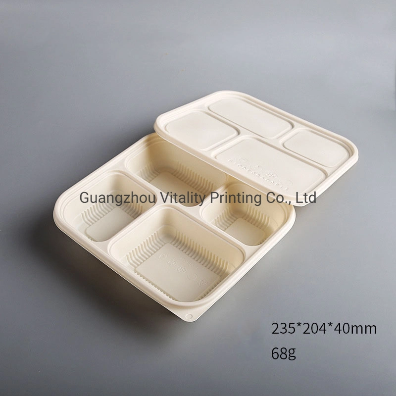 Takeaway Disposable Eco-Friendly Biodegradable Bagasse Tableware Manufacturer Container Fast Food Lunch Bento Meal Sandwich Packaging Box