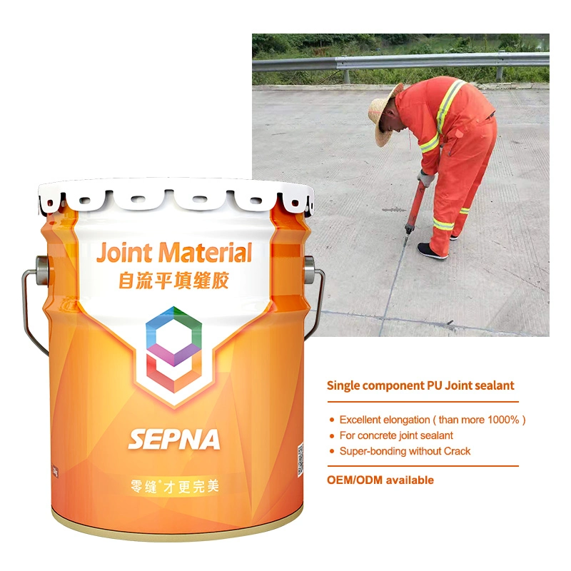 Sepna 20kg One Package Self Leveling Modified Silica Construction Adhesive Sealant for Airport Runway Square Wall Pipe Epoxy Floor Painting