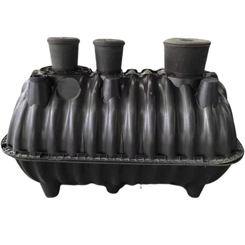 Family Used Small Size Three Chambers Bio Underground PP Plastic Septic Tank for Toilet Water Treatment