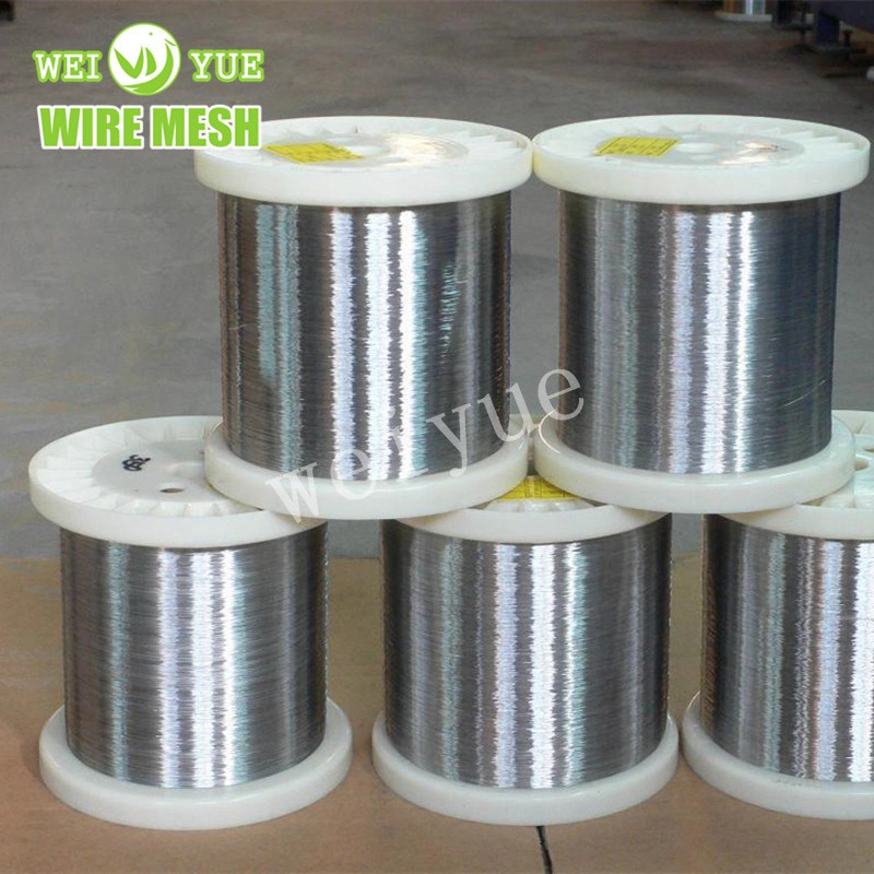 Hot Sale 304 316 Bright Ultra Fine Stainless Steel Microwire Manufacturer Price Special Textile Soft Round Wire Flexible Stainless Steel Microfilament